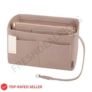 Felt Purse Organizer Insert Lightweight Durable Handbag Shaper 13 Pockets